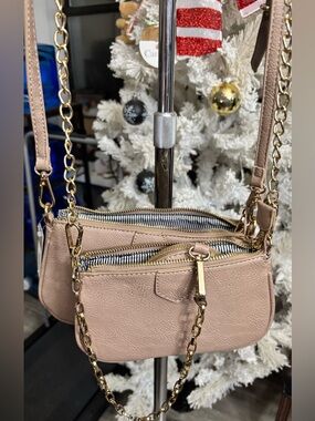 Lizard Thicket beige crossbody bag 3 piece set. NWT